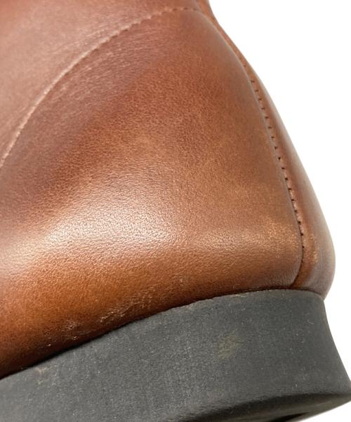 STOCK:NO（ストックナンバー）STOCK:NO (ストックナンバー) モカシンシューズ ブラウン サイズ:27㎝の古着・服飾アイテム