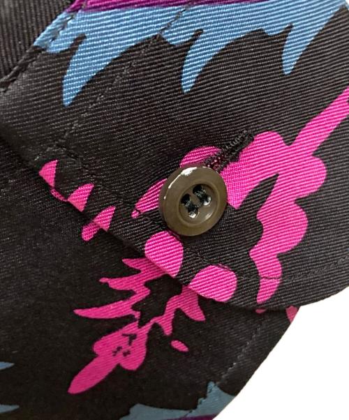 PRADA（プラダ）PRADA (プラダ) holliday&brown (ホリデーアンドブラウン) 総柄シルクシャツ パープル サイズ:39の古着・服飾アイテム