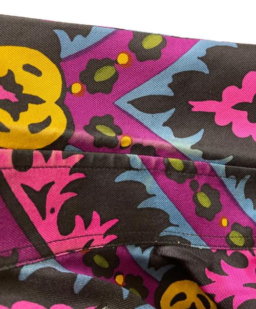 PRADA（プラダ）PRADA (プラダ) holliday&brown (ホリデーアンドブラウン) 総柄シルクシャツ パープル サイズ:39の古着・服飾アイテム