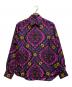 PRADA（プラダ）の古着「総柄シルクシャツ」｜パープル