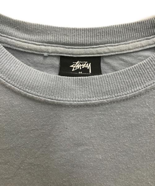 stussy（ステューシー）stussy (ステューシー) SSロゴプリントtシャツ スカイブルー サイズ:Mの古着・服飾アイテム
