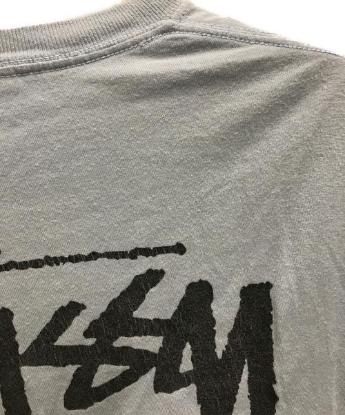 stussy（ステューシー）stussy (ステューシー) SSロゴプリントtシャツ スカイブルー サイズ:Mの古着・服飾アイテム