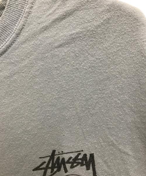 stussy（ステューシー）stussy (ステューシー) SSロゴプリントtシャツ スカイブルー サイズ:Mの古着・服飾アイテム