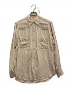 REGENTレジェント）の古着「50’Sウエスタンシャツ」｜ベージュ