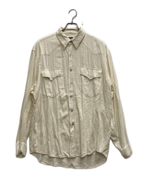 OLD GAP（オールドギャップ）OLD GAP (オールドギャップ) レーヨンウエスタンシャツ ホワイト サイズ:Mの古着・服飾アイテム