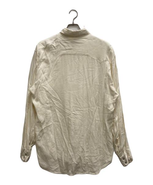 OLD GAP（オールドギャップ）OLD GAP (オールドギャップ) レーヨンウエスタンシャツ ホワイト サイズ:Mの古着・服飾アイテム