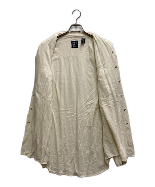 OLD GAP（オールドギャップ）OLD GAP (オールドギャップ) レーヨンウエスタンシャツ ホワイト サイズ:Mの古着・服飾アイテム