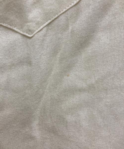 OLD GAP（オールドギャップ）OLD GAP (オールドギャップ) レーヨンウエスタンシャツ ホワイト サイズ:Mの古着・服飾アイテム