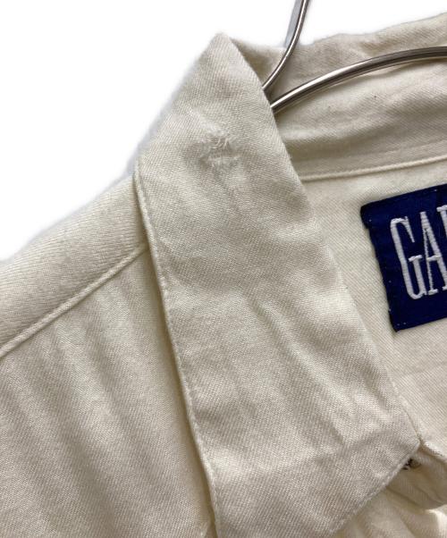 OLD GAP（オールドギャップ）OLD GAP (オールドギャップ) レーヨンウエスタンシャツ ホワイト サイズ:Mの古着・服飾アイテム