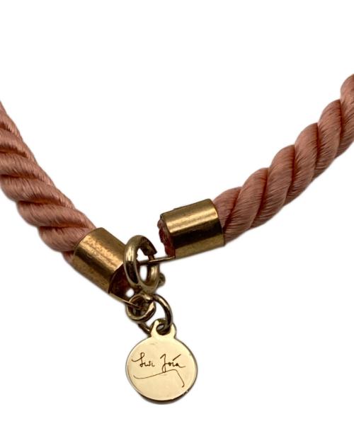 Sisi Joia（シシジョイア）Sisi Joia (シシジョイア) ガラスチョーカー ピンクの古着・服飾アイテム