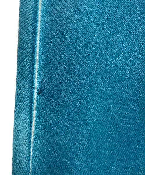 TAAKK（ターク）TAAKK (ターク) LEATHER COATING JERSEY TRACK PANTS ブルー サイズ:1の古着・服飾アイテム