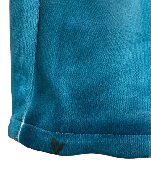 TAAKK（ターク）TAAKK (ターク) LEATHER COATING JERSEY TRACK PANTS ブルー サイズ:1の古着・服飾アイテム