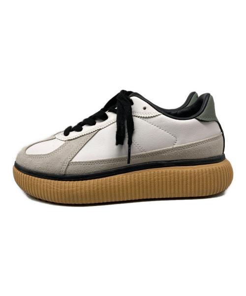 Onitsuka Tiger（オニツカタイガー）Onitsuka Tiger (オニツカタイガー) DELECITY ボリュームソールスニーカー ホワイト サイズ:US 6 1/2の古着・服飾アイテム