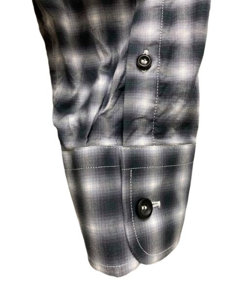 PRADA（プラダ）PRADA (プラダ) オンブレチェックシャツ グレー サイズ:SIZE 40-15 3/4の古着・服飾アイテム