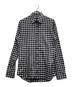 PRADA（プラダ）の古着「オンブレチェックシャツ」｜グレー