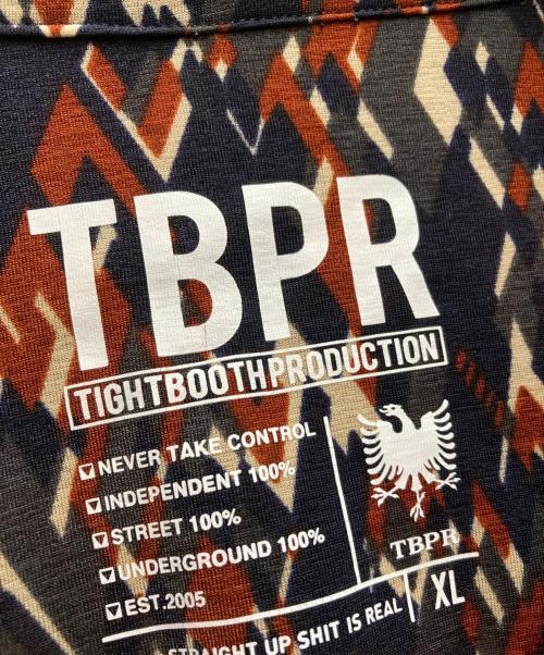 TIGHTBOOTH PRODUCTION（タイトブースプロダクション）TIGHTBOOTH PRODUCTION (タイトブースプロダクション) KKP ALOHA ネイビー×ブラウン サイズ:XLの古着・服飾アイテム