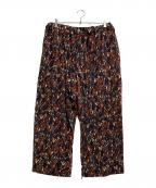 TIGHTBOOTH PRODUCTIONタイトブースプロダクション）の古着「KKP BAGGY SLACKS」｜ネイビー×ブラウン