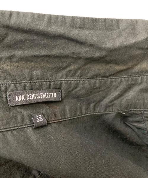 ANN DEMEULEMEESTER（アンドゥムルメステール）ANN DEMEULEMEESTER (アンドゥムルメステール) 変形シャツ ブラック サイズ:38の古着・服飾アイテム