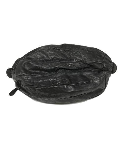 GIORGIO BRATO（ジョルジョブラッド）GIORGIO BRATO (ジョルジョブラッド) レザーワンショルダーバッグ ブラックの古着・服飾アイテム