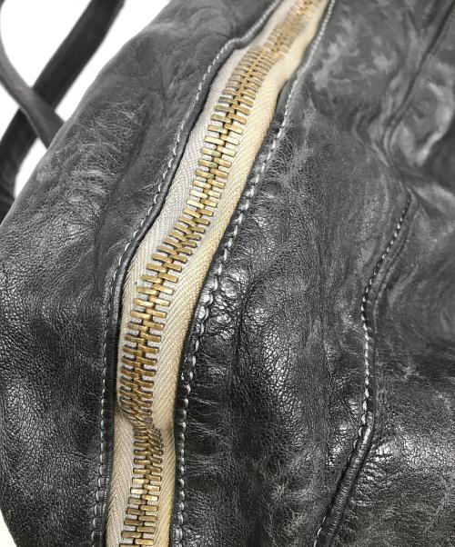 GIORGIO BRATO（ジョルジョブラッド）GIORGIO BRATO (ジョルジョブラッド) レザーワンショルダーバッグ ブラックの古着・服飾アイテム