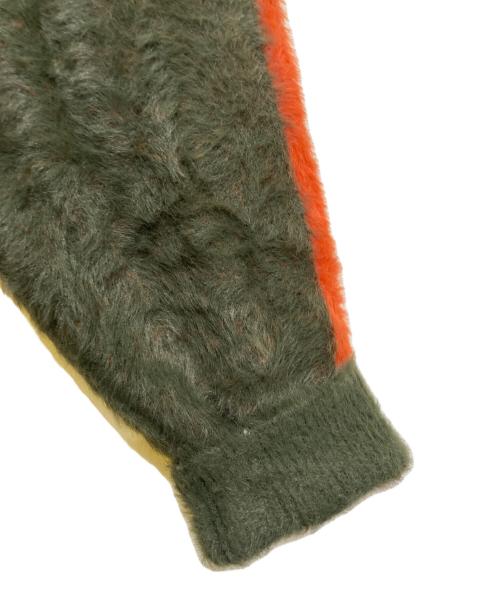 AVIREX（アヴィレックス）AVIREX (アヴィレックス) サイドラインカーディガン グリーン サイズ:Ｍの古着・服飾アイテム