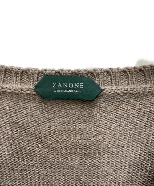 Zanone（ザノーネ）Zanone (ザノーネ) ウールニット グレー サイズ:48の古着・服飾アイテム
