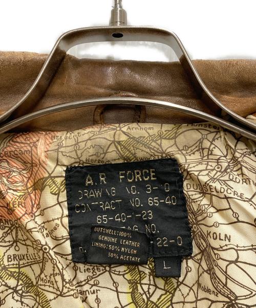 US AIR FORCE（ユーエスエアフォース）US AIR FORCE (ユーエスエアフォース) A-2フライトジャケット ブラウン サイズ:Ⅼの古着・服飾アイテム