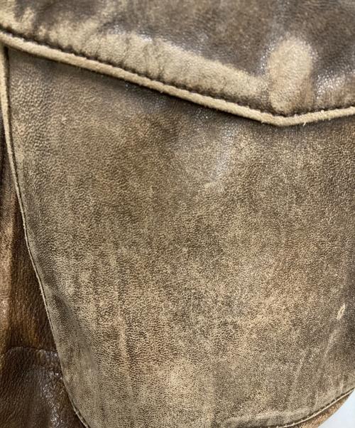 US AIR FORCE（ユーエスエアフォース）US AIR FORCE (ユーエスエアフォース) A-2フライトジャケット ブラウン サイズ:Ⅼの古着・服飾アイテム