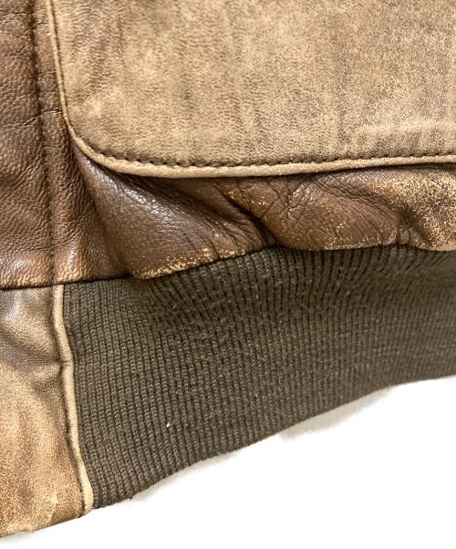 US AIR FORCE（ユーエスエアフォース）US AIR FORCE (ユーエスエアフォース) A-2フライトジャケット ブラウン サイズ:Ⅼの古着・服飾アイテム