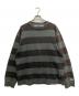 stussy（ステューシー）の古着「ボーダースウェット」｜グレー