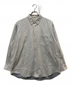 COMME des GARCONS HOMMEコムデギャルソン オム）の古着「製品洗い加工シャンブレーL/Sシャツ」｜ブルー