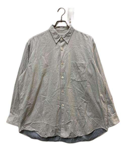 COMME des GARCONS HOMME（コムデギャルソン オム）COMME des GARCONS HOMME (コムデギャルソン オム) 製品洗い加工シャンブレーL/Sシャツ ブルー サイズ:表記無しの古着・服飾アイテム