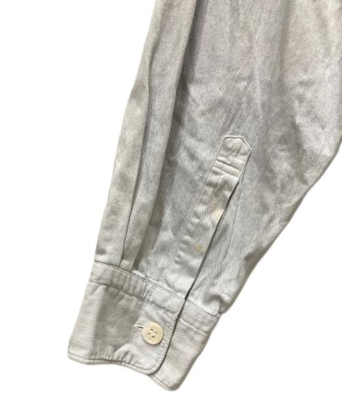 COMME des GARCONS HOMME（コムデギャルソン オム）COMME des GARCONS HOMME (コムデギャルソン オム) 製品洗い加工シャンブレーL/Sシャツ ブルー サイズ:表記無しの古着・服飾アイテム