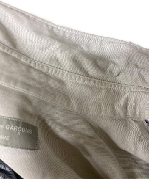 COMME des GARCONS HOMME（コムデギャルソン オム）COMME des GARCONS HOMME (コムデギャルソン オム) 製品洗い加工シャンブレーL/Sシャツ ブルー サイズ:表記無しの古着・服飾アイテム