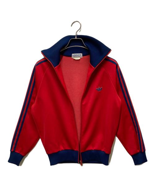 adidas（アディダス）adidas (アディダス) 80sトラックジャケット レッド×ネイビー サイズ:2の古着・服飾アイテム