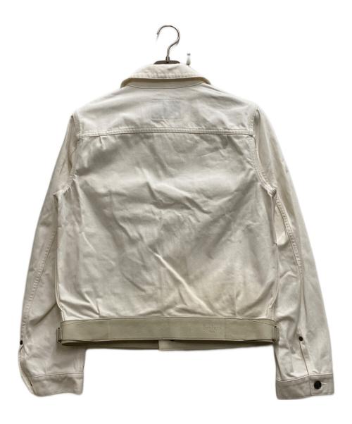 Berluti（ベルルッティ）Berluti (ベルルッティ) レザー切替1stデニムジャケット ホワイト サイズ:48の古着・服飾アイテム