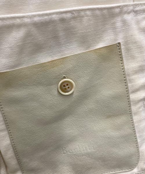 Berluti（ベルルッティ）Berluti (ベルルッティ) レザー切替1stデニムジャケット ホワイト サイズ:48の古着・服飾アイテム