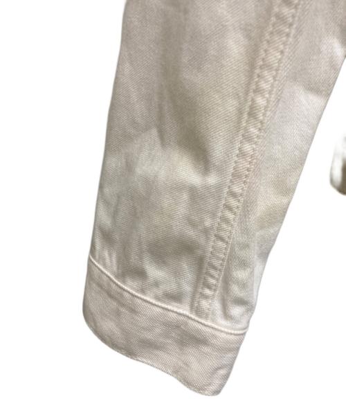 Berluti（ベルルッティ）Berluti (ベルルッティ) レザー切替1stデニムジャケット ホワイト サイズ:48の古着・服飾アイテム