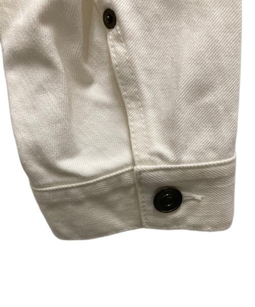 Berluti（ベルルッティ）Berluti (ベルルッティ) レザー切替1stデニムジャケット ホワイト サイズ:48の古着・服飾アイテム