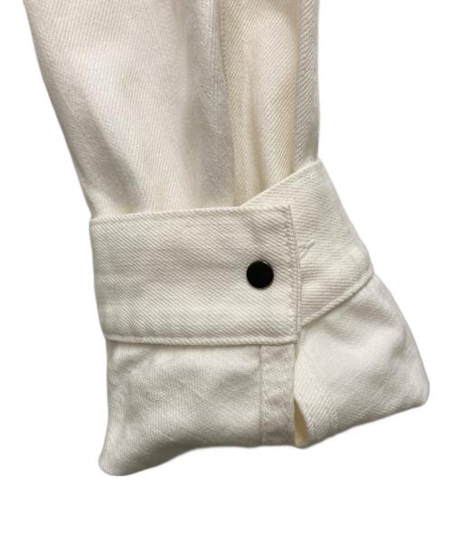 Berluti（ベルルッティ）Berluti (ベルルッティ) レザー切替1stデニムジャケット ホワイト サイズ:48の古着・服飾アイテム