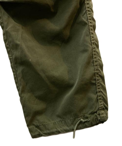 Rebuild by Needles（リビルドバイニードルス）Rebuild by Needles (リビルドバイニードルス) 再構築サルエルカーゴパンツ グリーン サイズ:Ⅿの古着・服飾アイテム