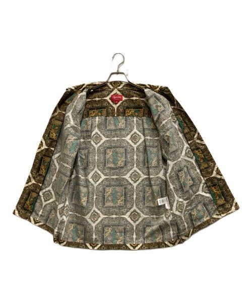 SUPREME（シュプリーム）Supreme (シュプリーム) Regency Pajama Set リージェンシー パジャマ セットアップ グリーン×イエロー サイズ:Sの古着・服飾アイテム