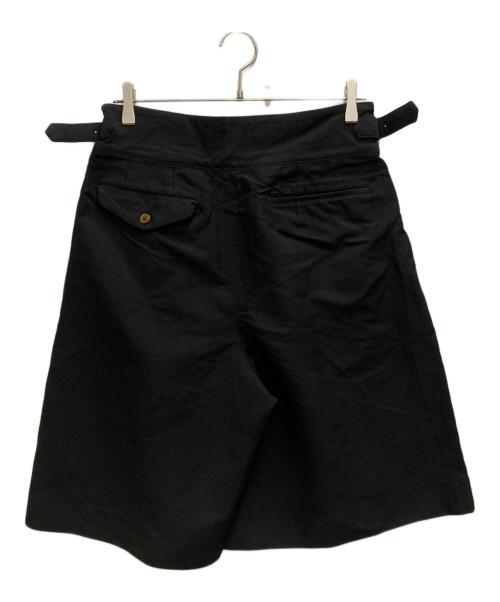 COMME des GARCONS HOMME（コムデギャルソン オム）COMME des GARCONS HOMME (コムデギャルソン オム) ウール100％ サイドアジャスターハーフパンツ ブラック サイズ:Sの古着・服飾アイテム