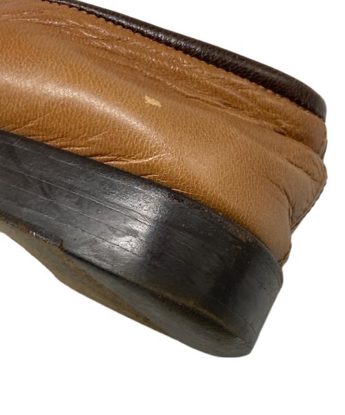 MIU MIU（ミュウミュウ）MIU MIU (ミュウミュウ) 90'S スクエアトゥローファー ブラウン サイズ:6 1/2の古着・服飾アイテム