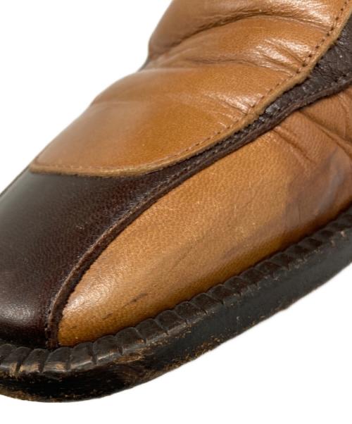 MIU MIU（ミュウミュウ）MIU MIU (ミュウミュウ) 90'S スクエアトゥローファー ブラウン サイズ:6 1/2の古着・服飾アイテム