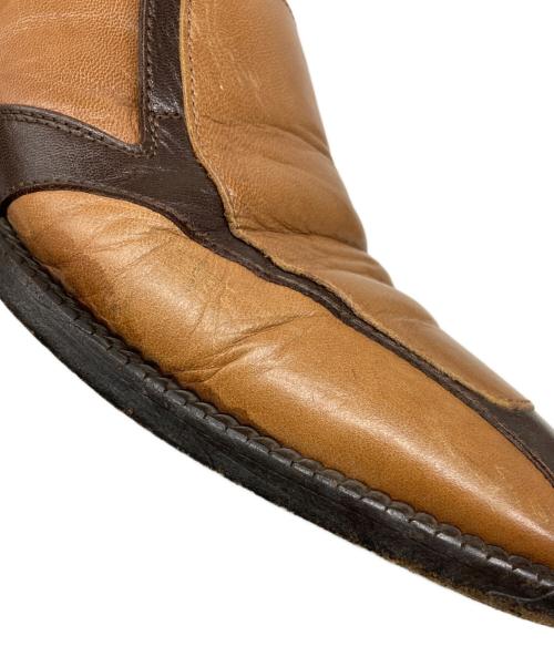 MIU MIU（ミュウミュウ）MIU MIU (ミュウミュウ) 90'S スクエアトゥローファー ブラウン サイズ:6 1/2の古着・服飾アイテム