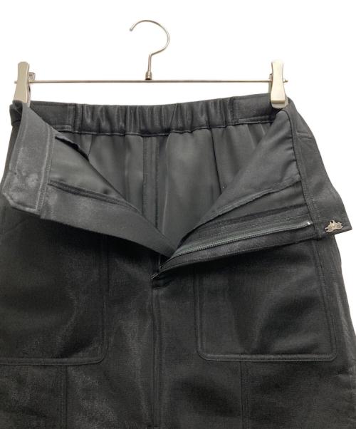 UN3D.（アンスリード）UN3D. (アンスリード) SHEER LAYER MILITARY SK ブラック サイズ:38の古着・服飾アイテム