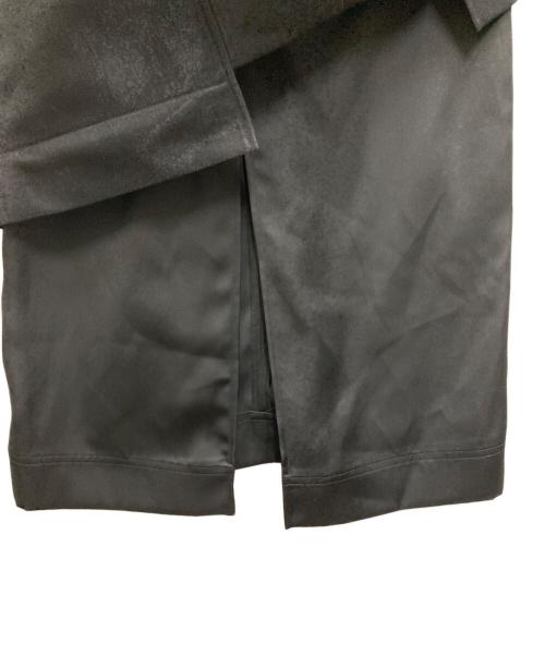 UN3D.（アンスリード）UN3D. (アンスリード) SHEER LAYER MILITARY SK ブラック サイズ:38の古着・服飾アイテム