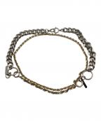 JUSTINE CLENQUETジュスティーヌクランケ）の古着「チェーンネックレス」｜シルバー×ゴールド