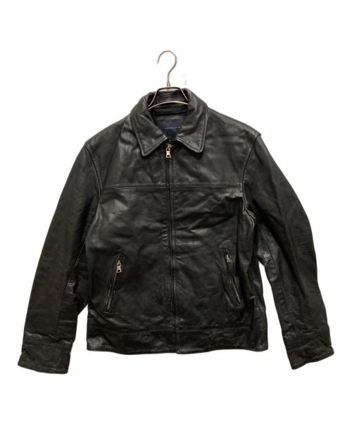 BANANA REPUBLIC（バナナリパブリック）BANANA REPUBLIC (バナナリパブリック) レザージャケット ブラック サイズ:Ⅿの古着・服飾アイテム